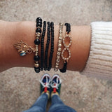 Love Heart Infinity Symbol Charm Bracelets