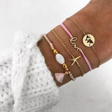 Love Heart Infinity Symbol Charm Bracelets