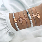 Love Heart Infinity Symbol Charm Bracelets