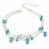 Crystal Pineapple Anklets