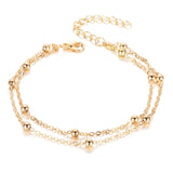 Crystal Pineapple Anklets