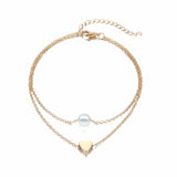 Crystal Pineapple Anklets