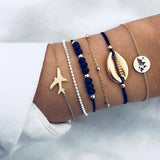 Bohemian Stone beads chains bracelets