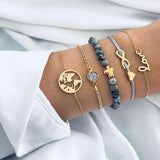 Bohemian Stone beads chains bracelets