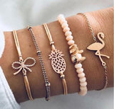 Bohemian Stone beads chains bracelets