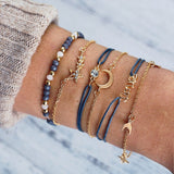 Bohemian Stone beads chains bracelets