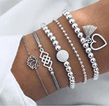 Bohemian Stone beads chains bracelets