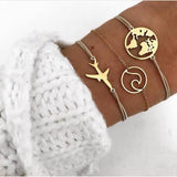 Bohemian Stone beads chains bracelets