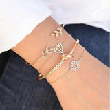Bohemian Stone beads chains bracelets