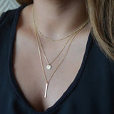 Simple Gold Silver Plated