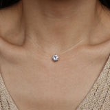 Zircon Pendant Shiny Choker