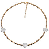 Pearl Seed Beads Strand Necklace