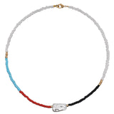 Pearl Seed Beads Strand Necklace