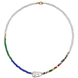 Pearl Seed Beads Strand Necklace