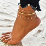 Bohemia Multilayer Beads Anklet Set