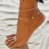 Bohemia Multilayer Beads Anklet Set