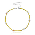 Lovely Daisy Flowers Colorful Beaded Charm