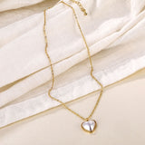 Double Layer Chain Gold Color Choker Necklace