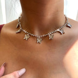 Red Cherry Crystal Tennis Chain