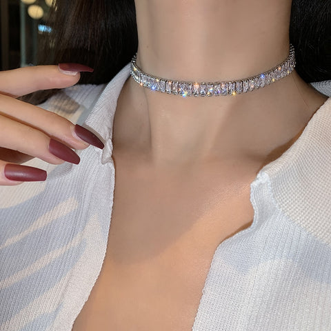 luxury shiny necklace