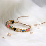 Miyuki Bracelet Weaving Heart