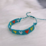 Miyuki Bracelet Weaving Heart
