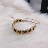 Miyuki Bracelet Weaving Heart