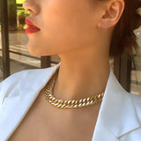 Vintage Multilayer Crystal Pendant Necklace