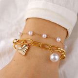 Bohemian Silver Color Tassel Round Bracelet