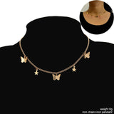 Cute Vivid Butterfly Pendant Necklaces