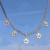 Metal Dinosaur Shape Pendant Chain Choker