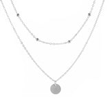 Multilayer Gold Coin pendant Necklace