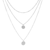 Multilayer Gold Coin pendant Necklace