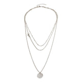 Multilayer Gold Coin pendant Necklace