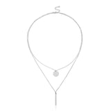 Multilayer Gold Coin pendant Necklace