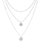 Multilayer Gold Coin pendant Necklace