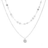 Multilayer Gold Coin pendant Necklace