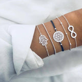 Boho Gem Shell Turtle Leaf Bead Chain