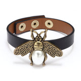 Kirykle Bee Leather Bracelets