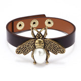 Kirykle Bee Leather Bracelets