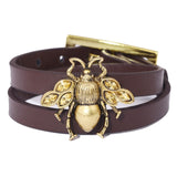 Kirykle Bee Leather Bracelets