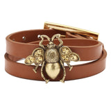 Kirykle Bee Leather Bracelets