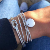 t Boho Geometric Tassel Chain Bracelet