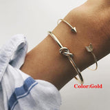 t Boho Geometric Tassel Chain Bracelet