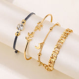Love Heart Infinity Symbol Charm Bracelets