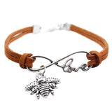 Kirykle Bee Leather Bracelets