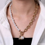 Vintage Multilayer Crystal Pendant Necklace