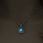 Glowing Discoloration Moon Chain Necklace
