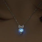 Glowing Discoloration Moon Chain Necklace
