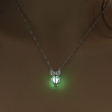 Glowing Discoloration Moon Chain Necklace